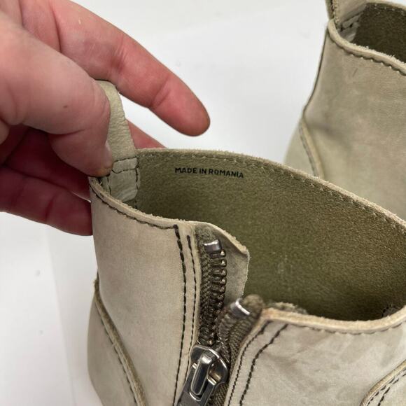 Toffel Swedish Hasbeens Zip It Emy Clog Boots in grey suede 37 - Picture 11 of 13